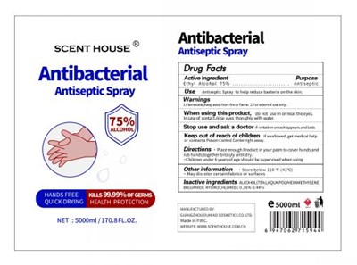 5000 mL Label (Label 11)